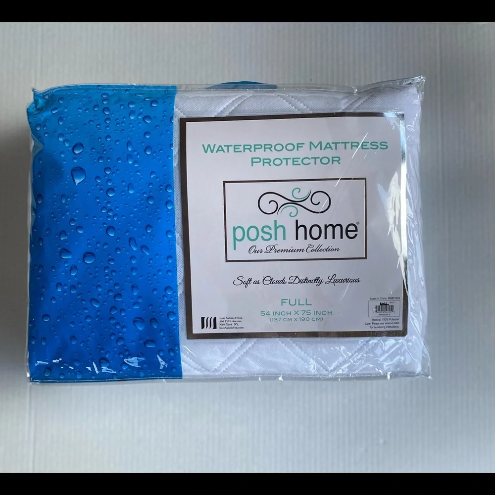 WATERPROOF MATTRESS PROTECTOR POSH HOME SZ FULL